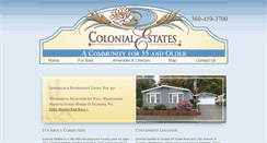 Desktop Screenshot of colonialestatesolympia.com